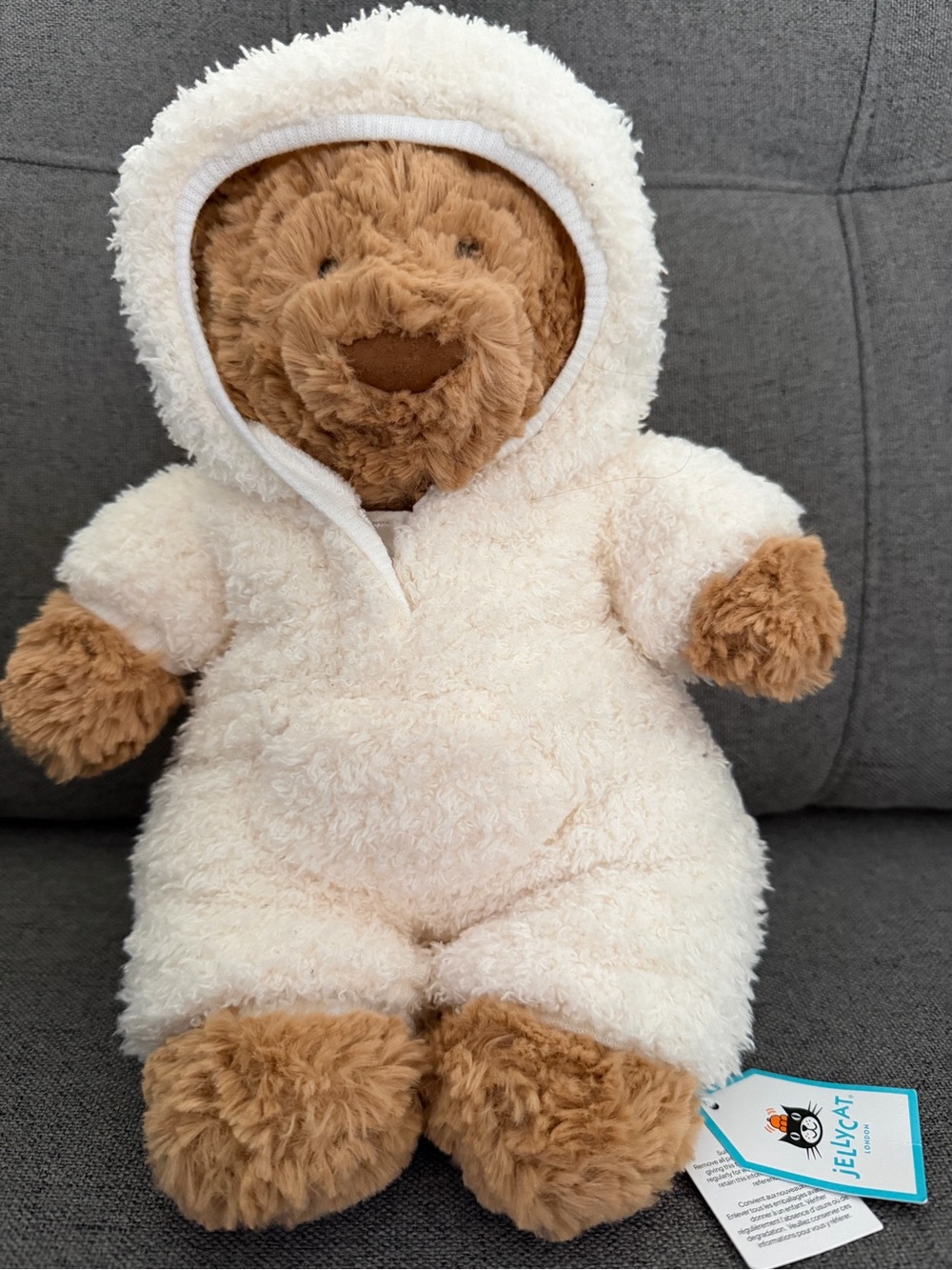 Jellycat Bartholomew Bear All in One Outfit
